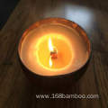 Natural Coconut Candle Bowls Wooden Decorative Bowls